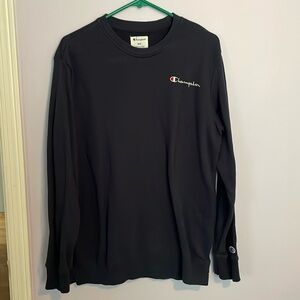 Champion sweatshirt, size medium, like new, hardly worn navy